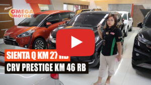 Omega Mobil HONDA CRV 1.5 PRESTIGE TURBO AT 2017 - T. SIENTA Q 