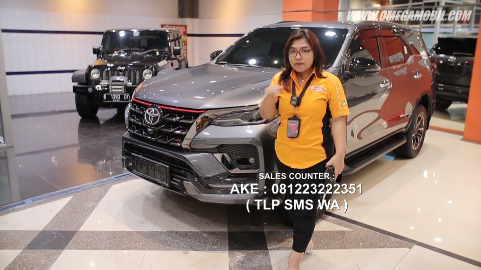 Omega Mobil JUAL REVIEW SUV TOYOTA FORTUNER VRZ TRD KILOMETER 23 RIBU -  TAHUN 2020 - DIESEL 