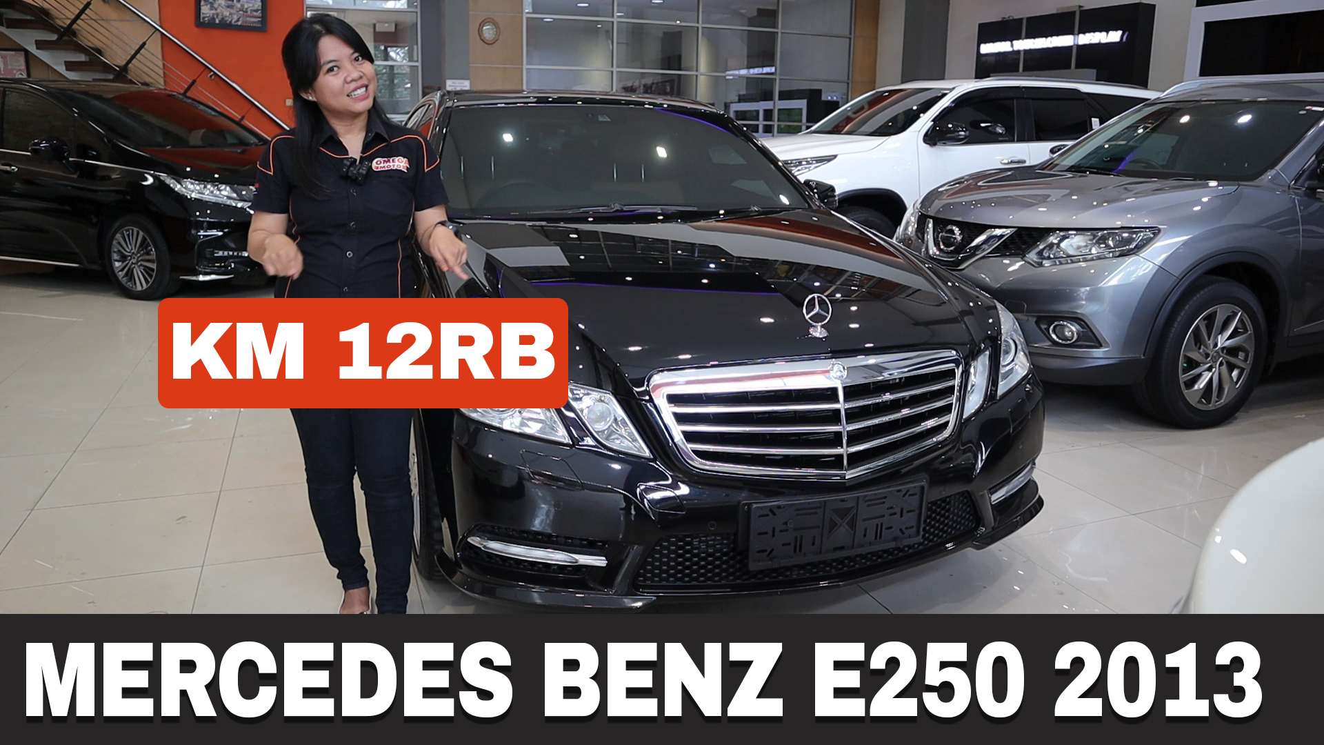 Omega Mobil MERCEDES BENZ E250 (KM 12.910) THN 2013 - MOBIL EROPA HARGA JEPANG 