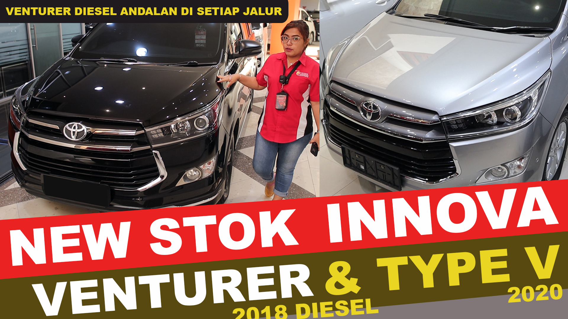Omega Mobil READY STOK T. INNOVA VENTURER 2.4 AT 2018 & T. INNOVA V 2.4 AT 2020 