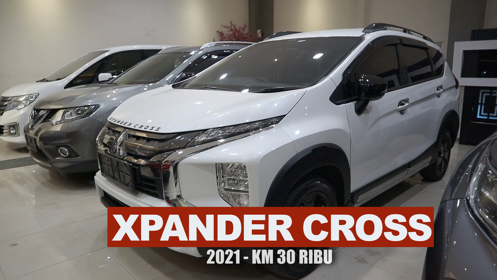 Omega Mobil READY MITSUBISHI XPANDER CROSS 1.5L PLUS AT (KM 30.422) TAHUN 2021 