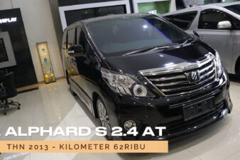 Omega Mobil ALPHARD S 2.4 AT (KM 62.260) TAHUN 2013 JUAL BELI MOBIL BEKAS 