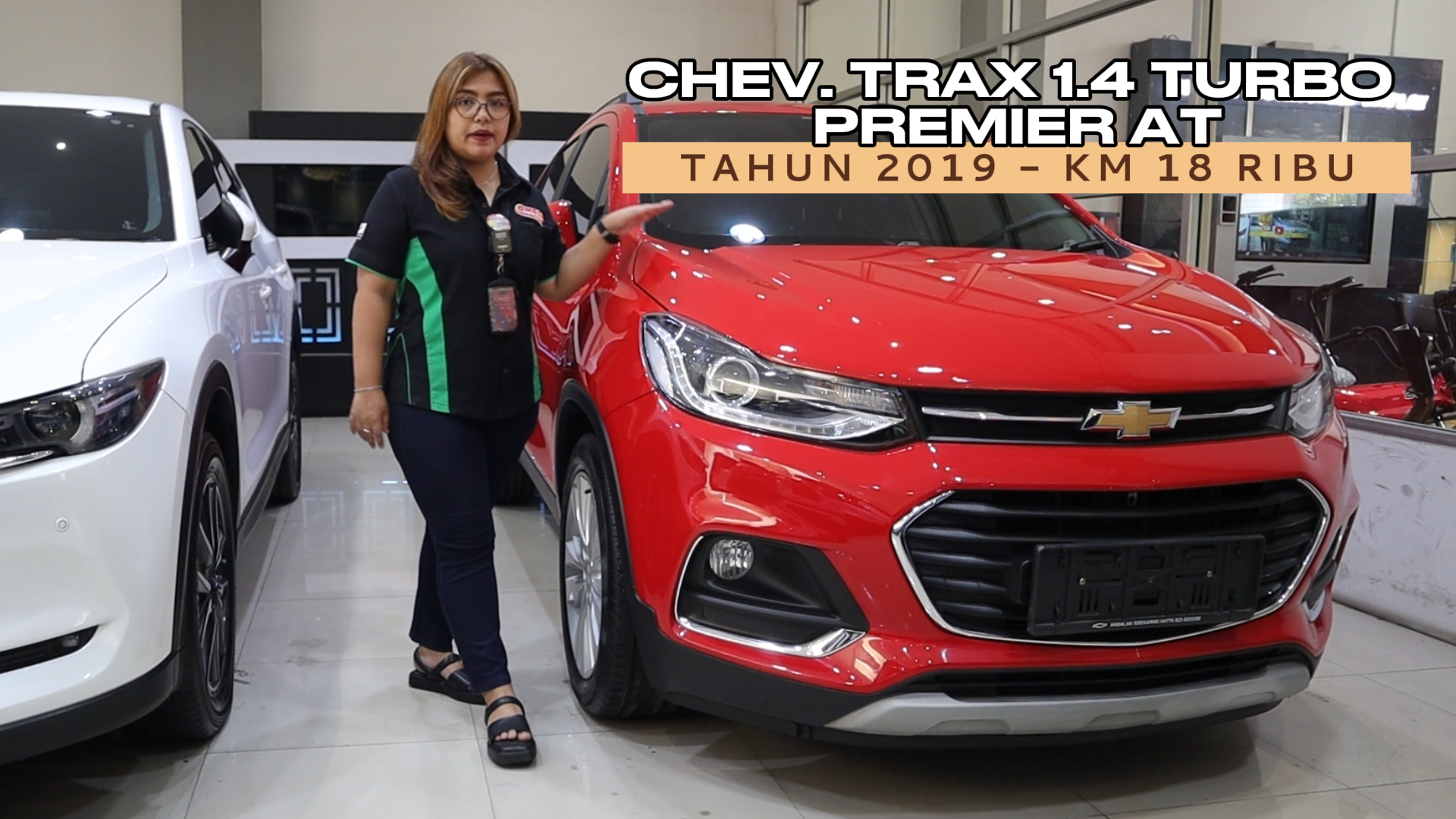 Omega Mobil NEW STOK CHEVROLET TRAX 1.4 TURBO PREMIER AT (KM 18.936) TAHUN 2019 