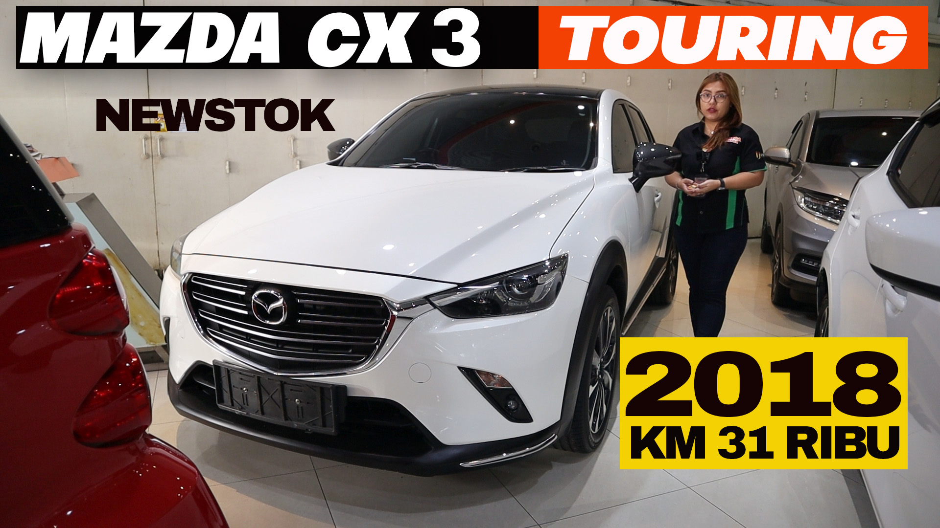 Omega Mobil NEW STOK | MAZDA CX3 TOURING AT TAHUN 2018 KILOMETER 31 RIBU 