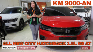 Omega Mobil READY STOK ALL NEW CITY HATCHBACK 1.5L RS AT (KM 9.264) 2022 