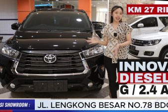 Omega Mobil TOYOTA INNOVA G DIESEL 2.4 AT (KM 27.452) TAHUN 2022 