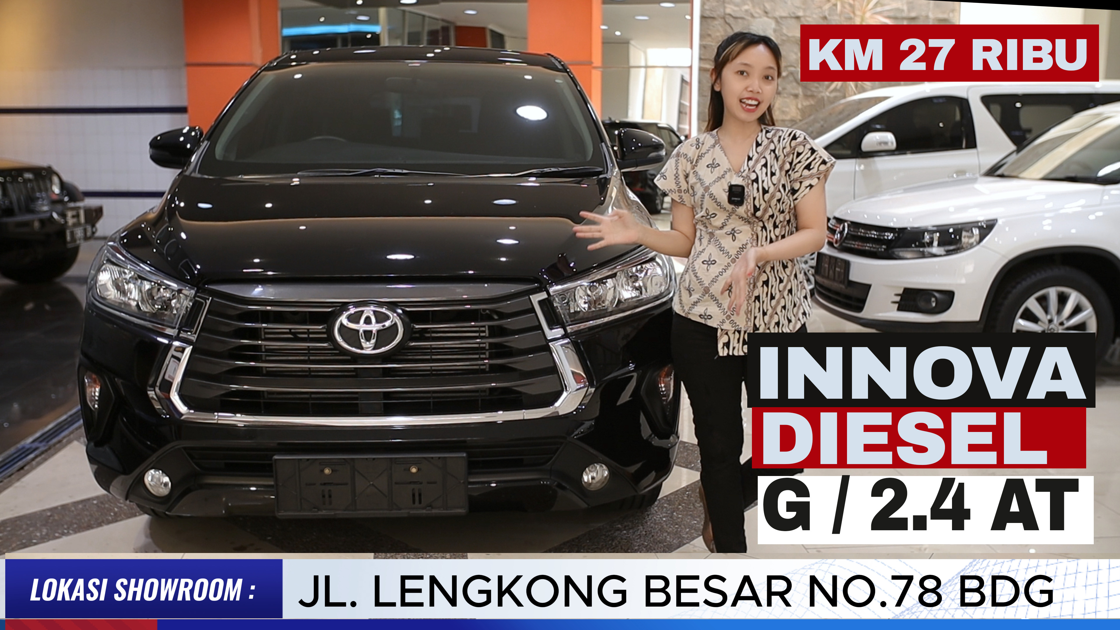 Omega Mobil TOYOTA INNOVA G DIESEL 2.4 AT (KM 27.452) TAHUN 2022 