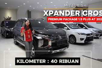 Omega Mobil JUAL / REVIEW MITSUBISHI XPANDER CROSS PREMIUM PACKAGE 1.5 PLUS AT (KM 40.395) 2021 