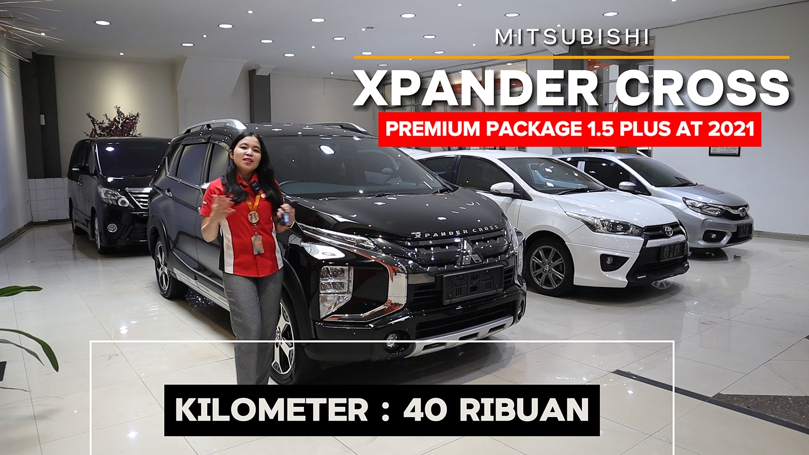 Omega Mobil JUAL / REVIEW MITSUBISHI XPANDER CROSS PREMIUM PACKAGE 1.5 PLUS AT (KM 40.395) 2021 