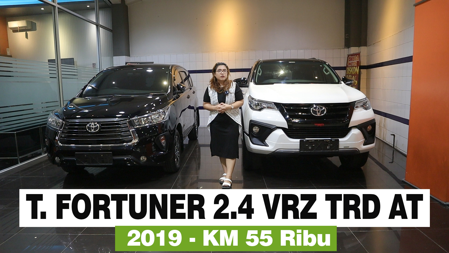 Omega Mobil JUAL / REVIEW TOYOTA FORTUNER 2.4 VRZ TRD AT (KM 55.814) 2019 