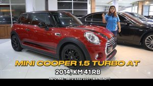 Omega Mobil JUAL/REVIEW MINI COOPER 1.5 TURBO AT (KM 41.023) TAHUN 2014 
