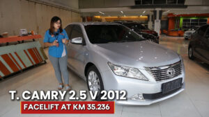Omega Mobil JUAL / REVIEW TOYOTA CAMRY V 2.5 FACELIFT AT (KM 35.236) 2012 