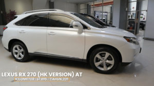 Omega Mobil LEXUS RX 270 (HK VERSION) AT 2011 KM 67RB 