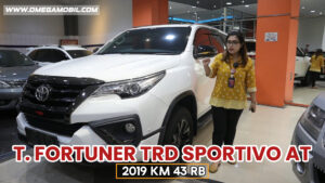 Omega Mobil JUAL REVIEW T. FORTUNER VRZ TRD SPORTIVO AT 2019 KM 43RB 