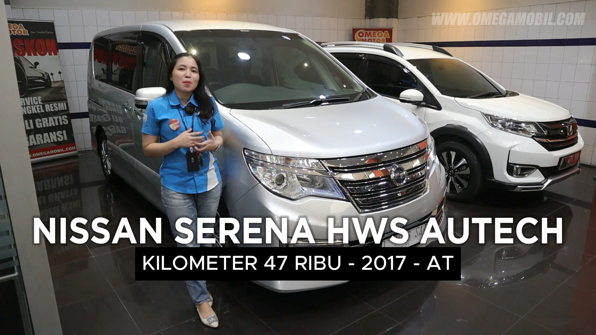 Omega Mobil NISSAN SERENA 2.0 HWS AUTECH AT (KM 45.505) 2017 BANDUNG 