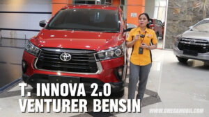Omega Mobil JUAL / RIVIEW TOYOTA INNOVA VENTURER BENSIN FACELIFT 2.0 AT (KM 24.841) 2020 