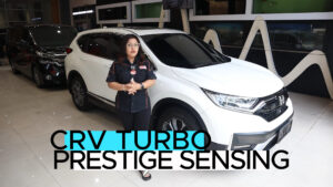 Omega Mobil JUAL / REVIEW HONDA CRV TURBO PRESTIGE SENSING 1.5 AT (KM 42.585) 2021 
