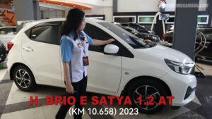 Omega Mobil JUAL / REVIEW H. BRIO E SATYA 1.2 AT (KM 10.658) 2023 