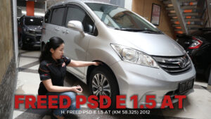 Omega Mobil JUAL REVIEW MOBIL H. FREED PSD E 1.5 AT TAHUN 2012 (KM 58.325) 