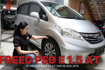 Omega Mobil JUAL REVIEW MOBIL H. FREED PSD E 1.5 AT TAHUN 2012 (KM 58.325) 