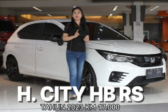 Omega Mobil HONDA CITY HATCHBACK RS AT TAHUN 2023 KM 17.000 / KREDIT MOBIL BEKAS BANDUNG 