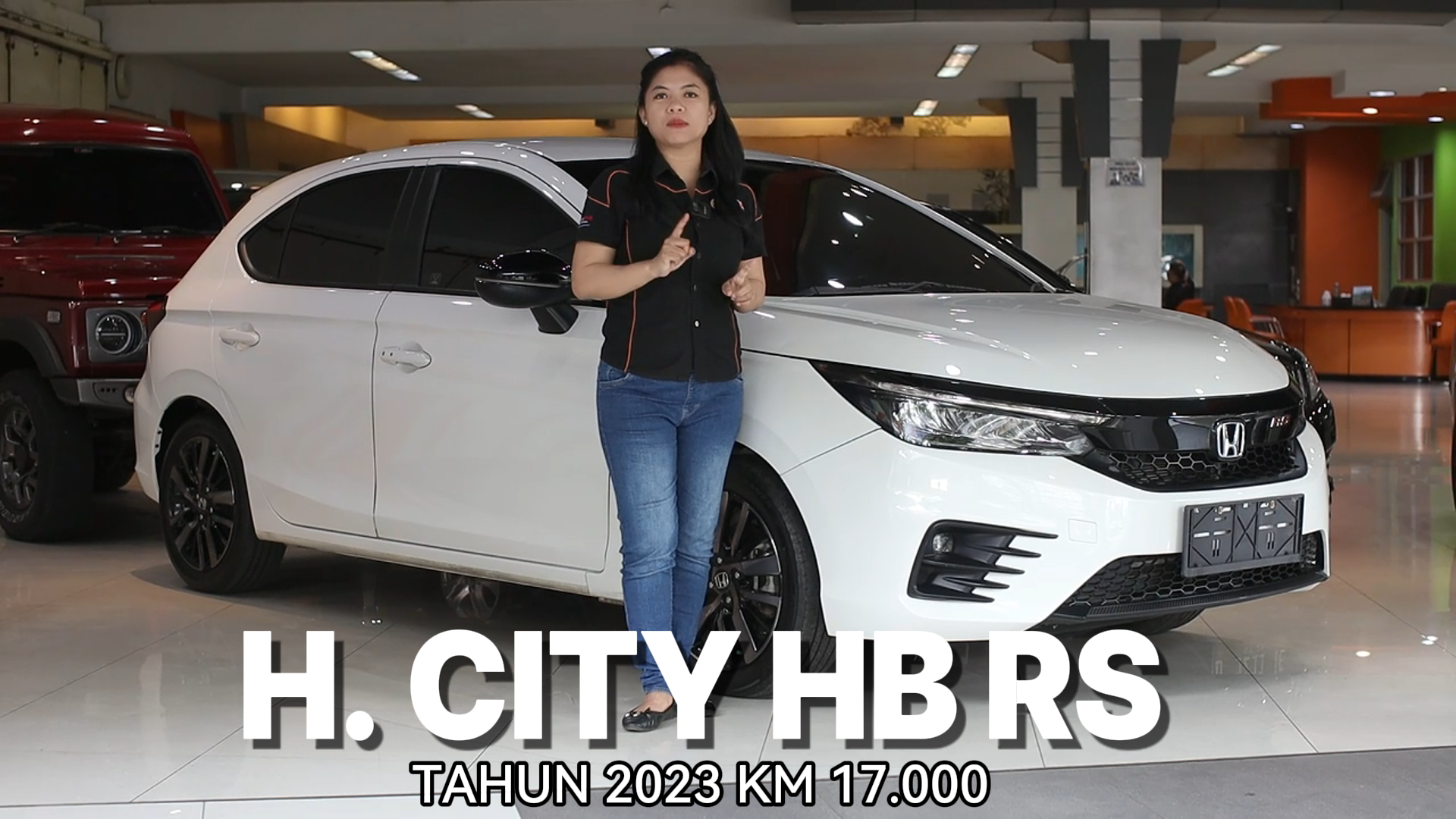 Omega Mobil HONDA CITY HATCHBACK RS AT TAHUN 2023 KM 17.000 / KREDIT MOBIL BEKAS BANDUNG 