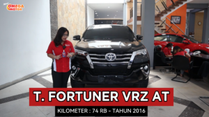 Omega Mobil TOYOTA FORTUNER VRZ KM 74 RB TAHUN 2016 