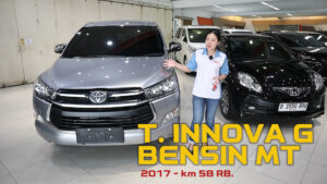 Omega Mobil RESTOK - JUAL / REVIEW TOYOTA INNOVA G BENSIN 2.0 (MT) 2017 KM 58 RB - 