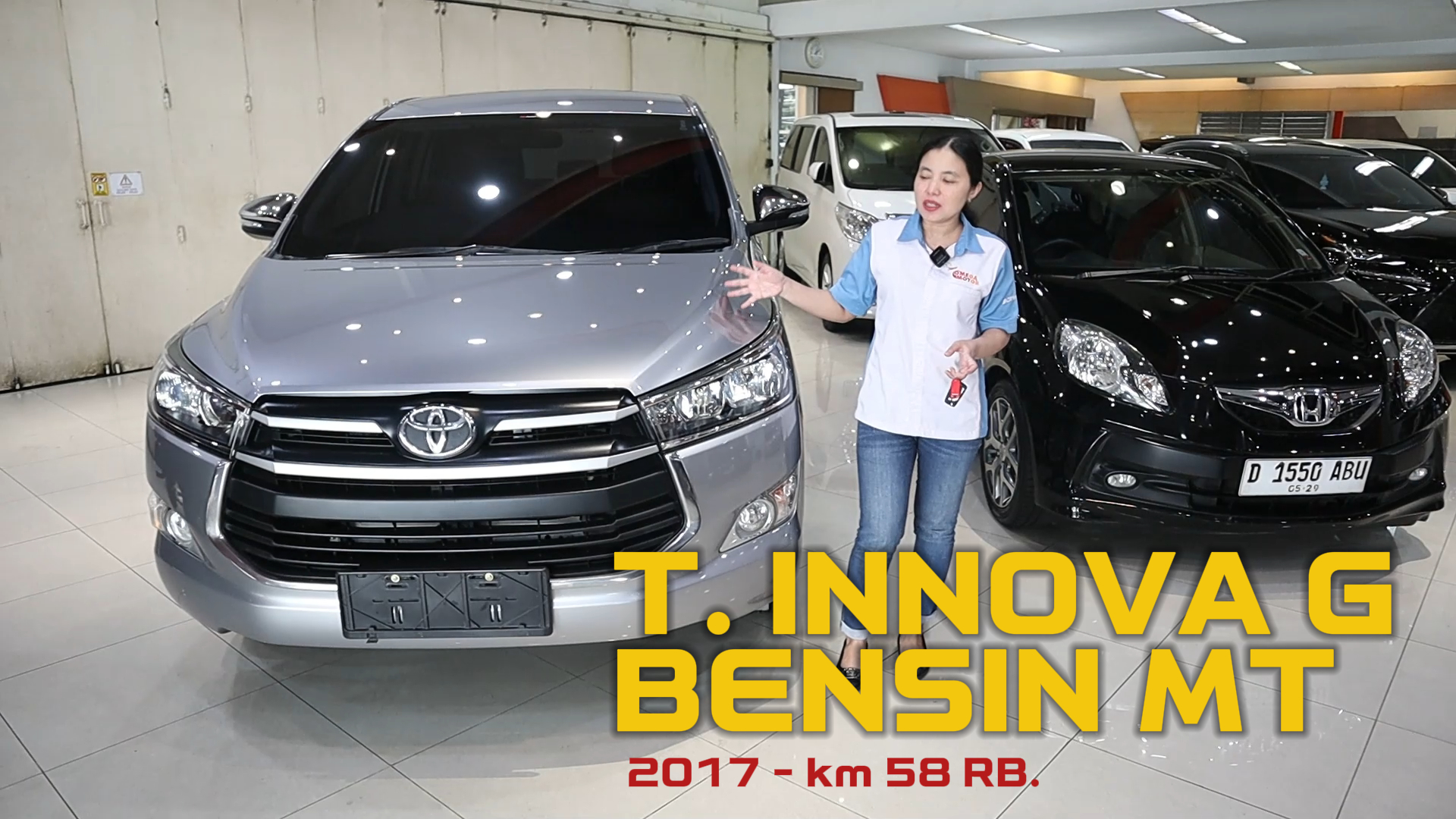 Omega Mobil RESTOK - JUAL / REVIEW TOYOTA INNOVA G BENSIN 2.0 (MT) 2017 KM 58 RB - 