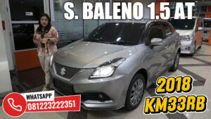 Omega Mobil SUZUKI BALENO 1.5 AT (KM 33.072) TAHUN 2018 