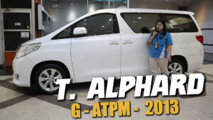 Omega Mobil TOYOTA #ALPHARD TYPE G ATPM 2013 KM 80RIBU AN 
