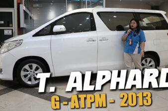 Omega Mobil TOYOTA #ALPHARD TYPE G ATPM 2013 KM 80RIBU AN 