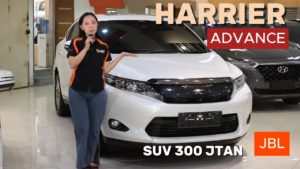 Omega Mobil JUAL REVIEW SUV TOYOTA HARRIER 2015 ADVANCE - JBL - KM 50RB - BANDUNG - CASH KREDIT 