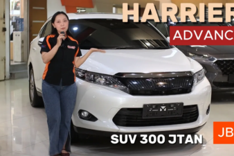 Omega Mobil JUAL REVIEW SUV TOYOTA HARRIER 2015 ADVANCE - JBL - KM 50RB - BANDUNG - CASH KREDIT 